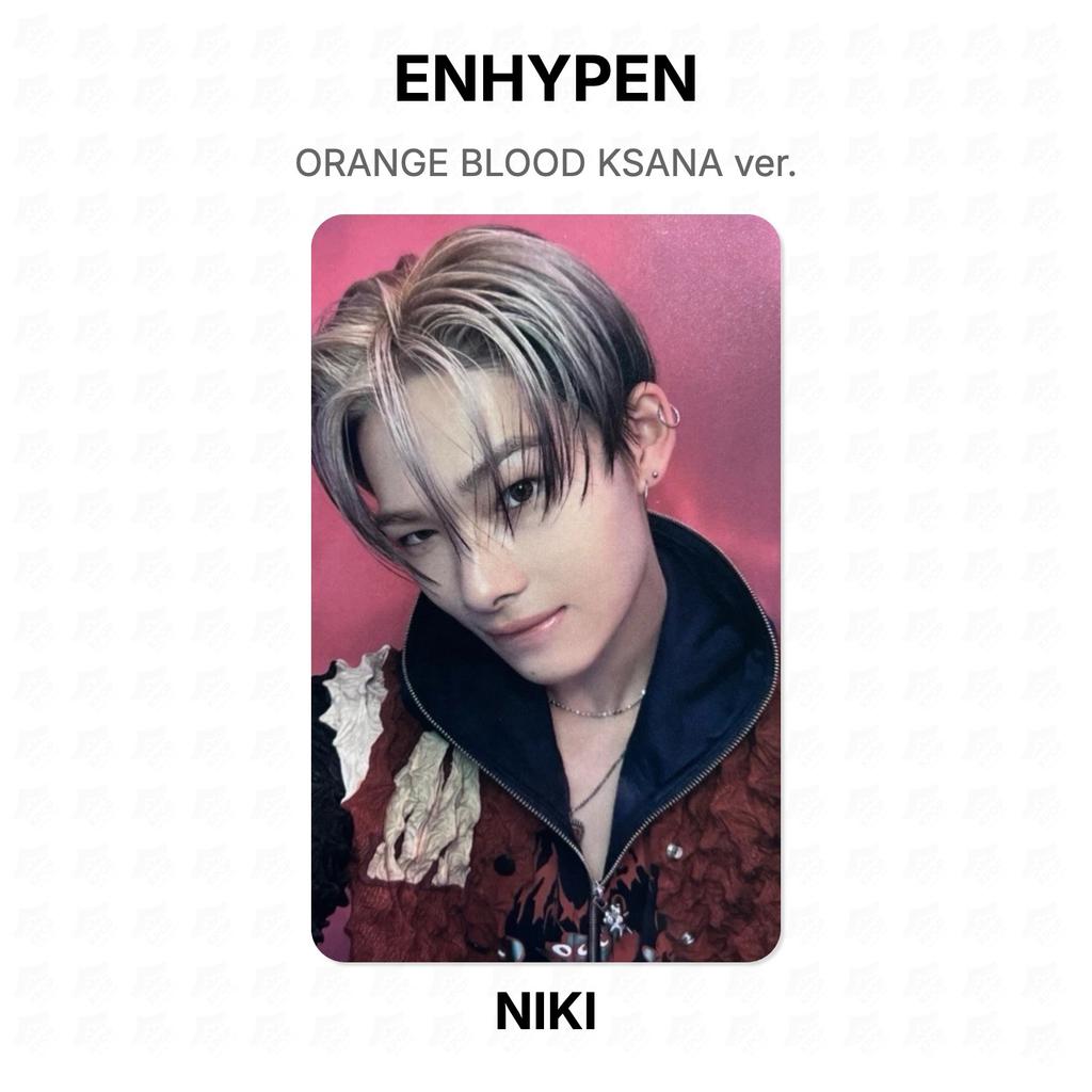 ENHYPEN ORANGE BLOOD KSANA Ver. Official Photocard