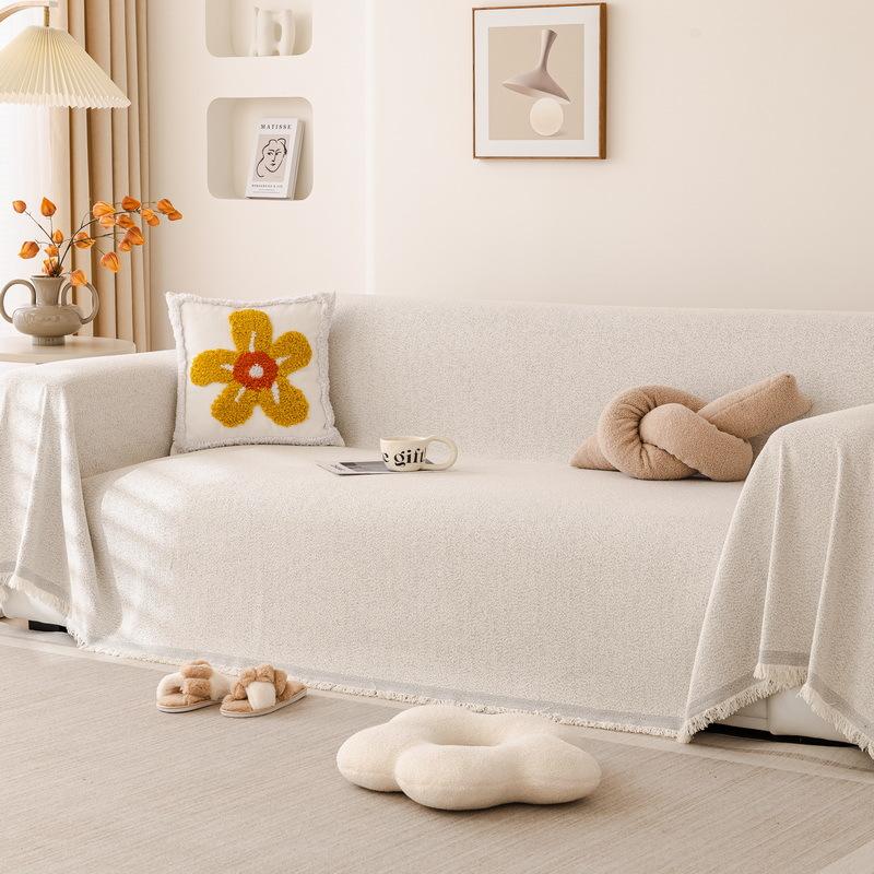 

Полотенце для дивана из синели, утолщенное нескользящее диванное полотенце, однотонное универсальное для гостиной, для всех сезонов, тканевое покрывало для дивана, одеяло 180x130cm1pcs