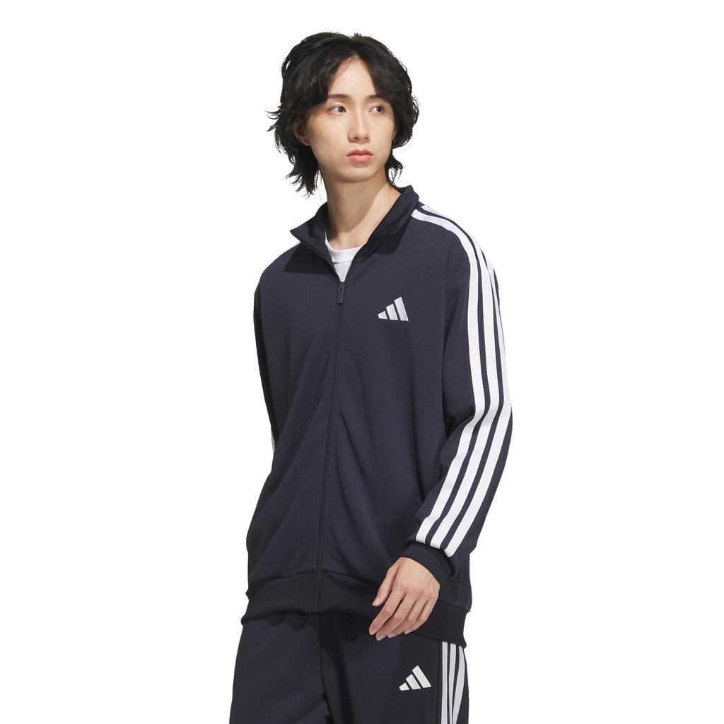 Adidas 3S Regular Fit Double Knit Track Jacket Jv6978