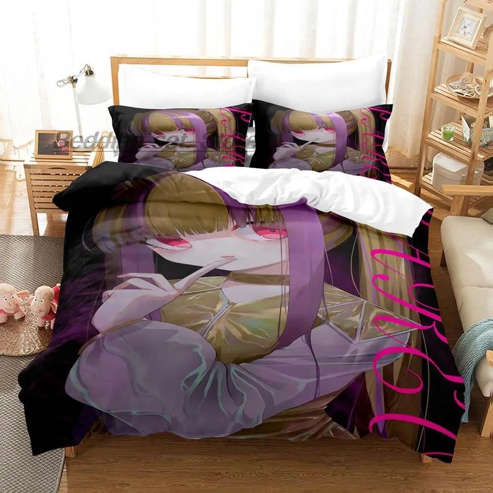 Nyubara Reona Bedding Set Single Twin Full Queen King Size Bed Set Aldult Kid Bedroom Duvetcover Sets 3D Print Kawaii Anime