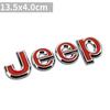 For Jeep Metal Car Styling Hood Trunk Badge Mark  for JEEP Wrangler Grand Cherokee Compass Renegade Patriot Rubicon Liberty J