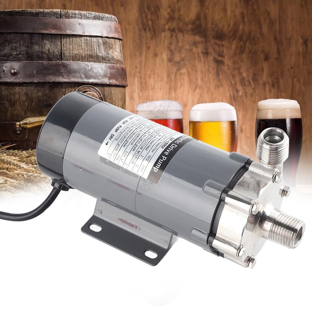 Rostfritt stål Högtemperaturbeständig Magnetisk Bryggölpump för Hembryggning