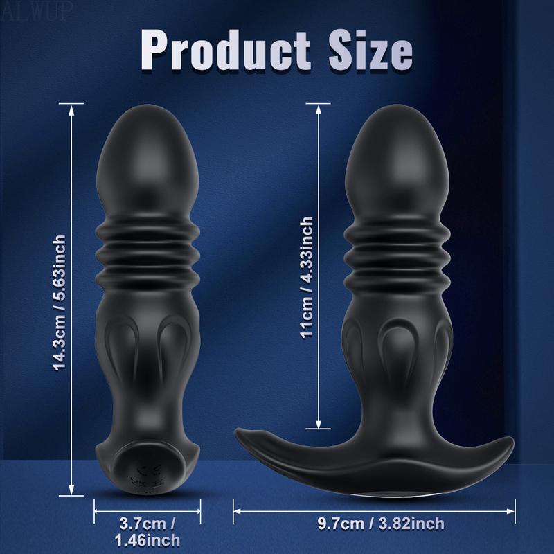 Anal Plug Vibrator Gay Massager Anal Toy Butt Plug Stimulator Masturbation Tools Penetration Anal Vagina Vibrator Men Women 18