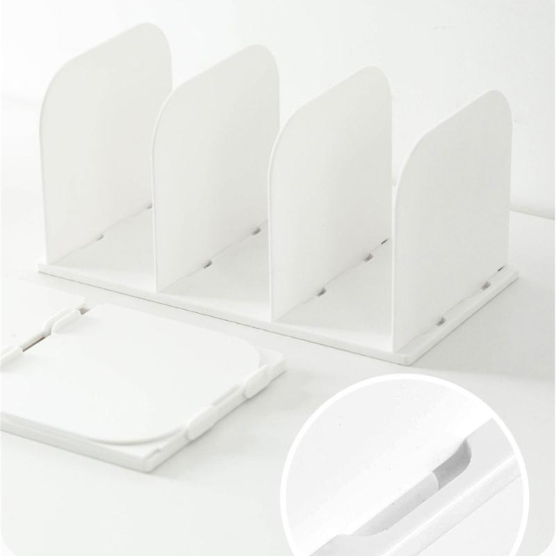 Desk Book Sorter Organizers 3 Section Desktop Book End for Shelf Book Divider Space Saving Magazine Stand 316x176x160mm
