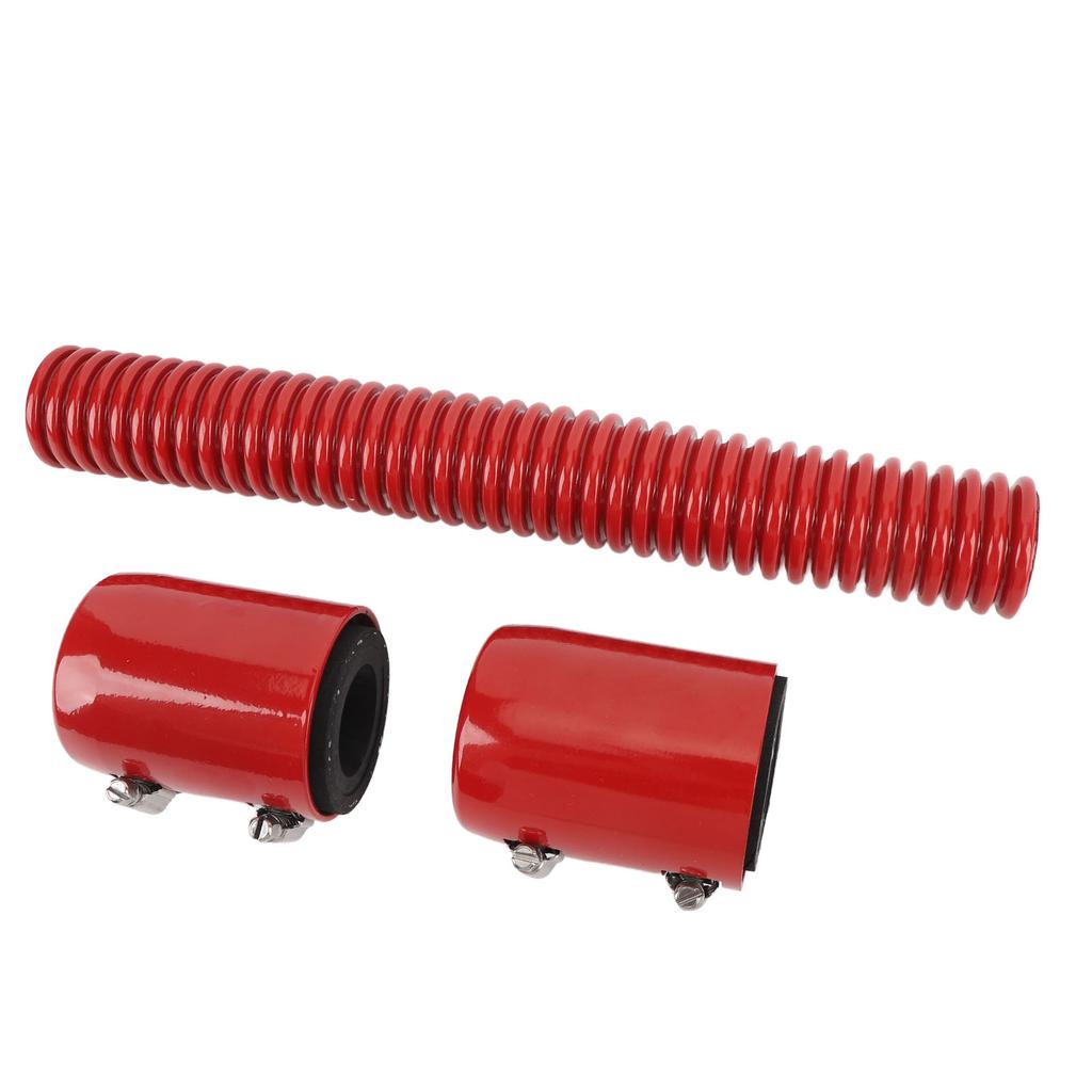 12in Coolant Radiator Hose Kit with Cap Stainless Steel Flexible Efficient Cooling Coolant Hose Kit