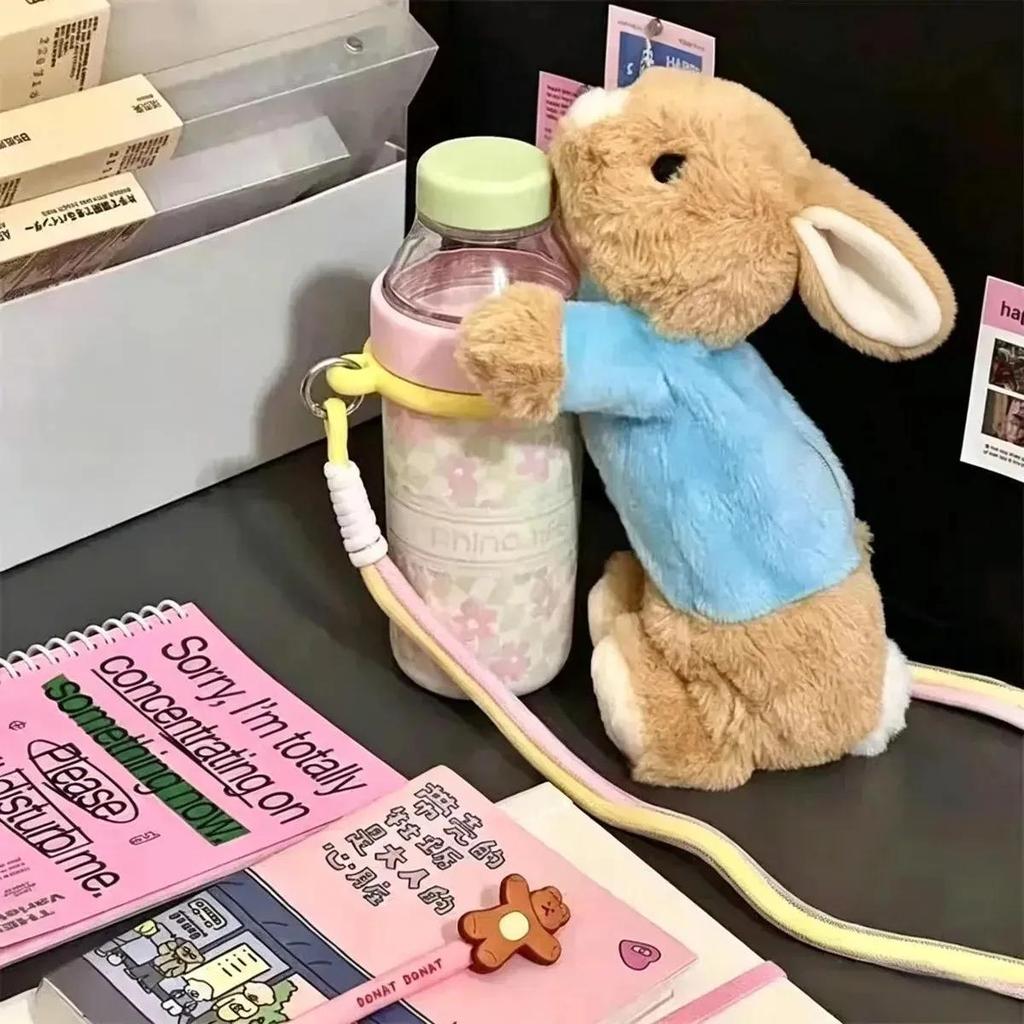 Cute Plush Rabbit-Shaped Pencil Case