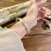Butterfly Closed Bracelet Painted Gold Auspicious Cloud Enamel Women's New Chinese Style National Style Bracelet Bracelet Auspicious Cloud Bracelet