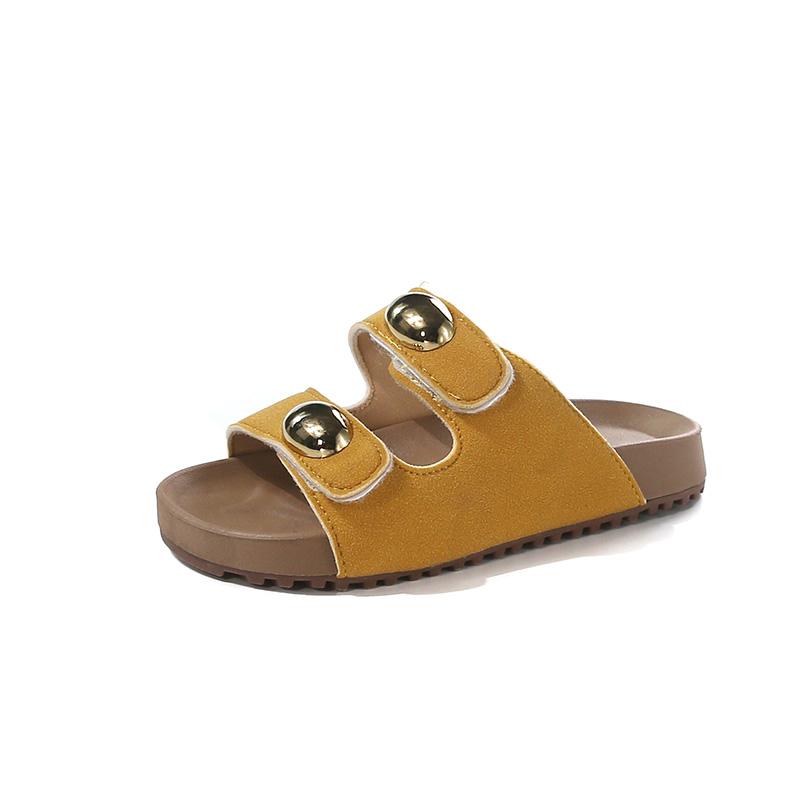 

Girls fashionable outdoor slippers new summer children s soft bottom princess beach cool mop big children s anti slip 26