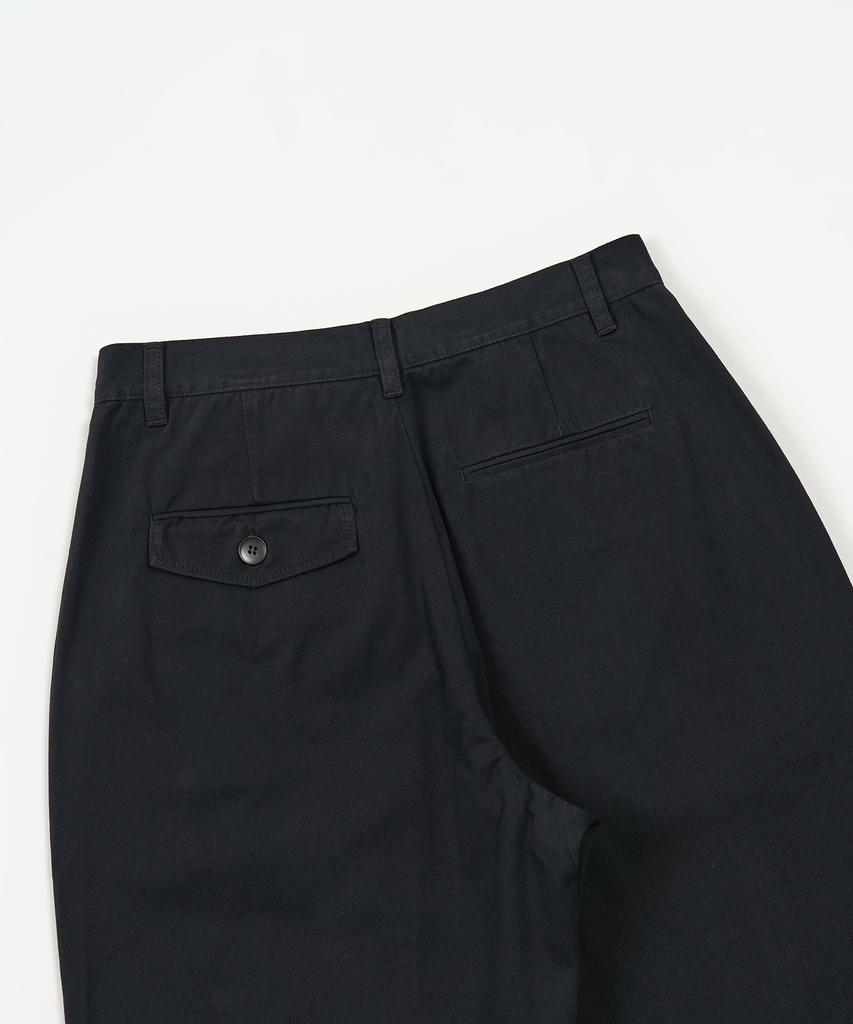 TOFFEE WOMEN W Classic Cotton Pants (Black)