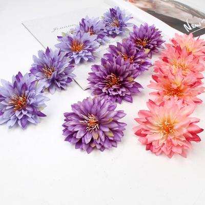 50Pcs Eye-catching Artificial Flower DIY Durable Delicately Cut Simulation Head