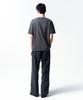 INSILENCE Distressed Crop Boxy T-Shirt Charcoal