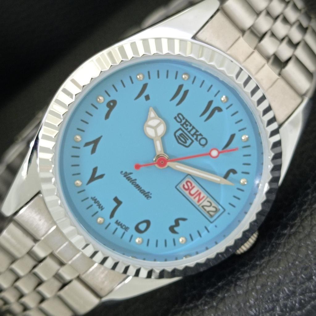 

VINTAGE REFURBISHED SEIKO 5 AUTOMATIC 6309A JAPAN MENS ARABIC WATCH a441544-5 Sk-a441544