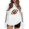 Unisex Lightweight Long Sleeve Neck Pullover Hoodie with Fashion Print