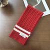 Korean Unisex Striped Knit Scarf - High-End Autumn/Winter Style for Children