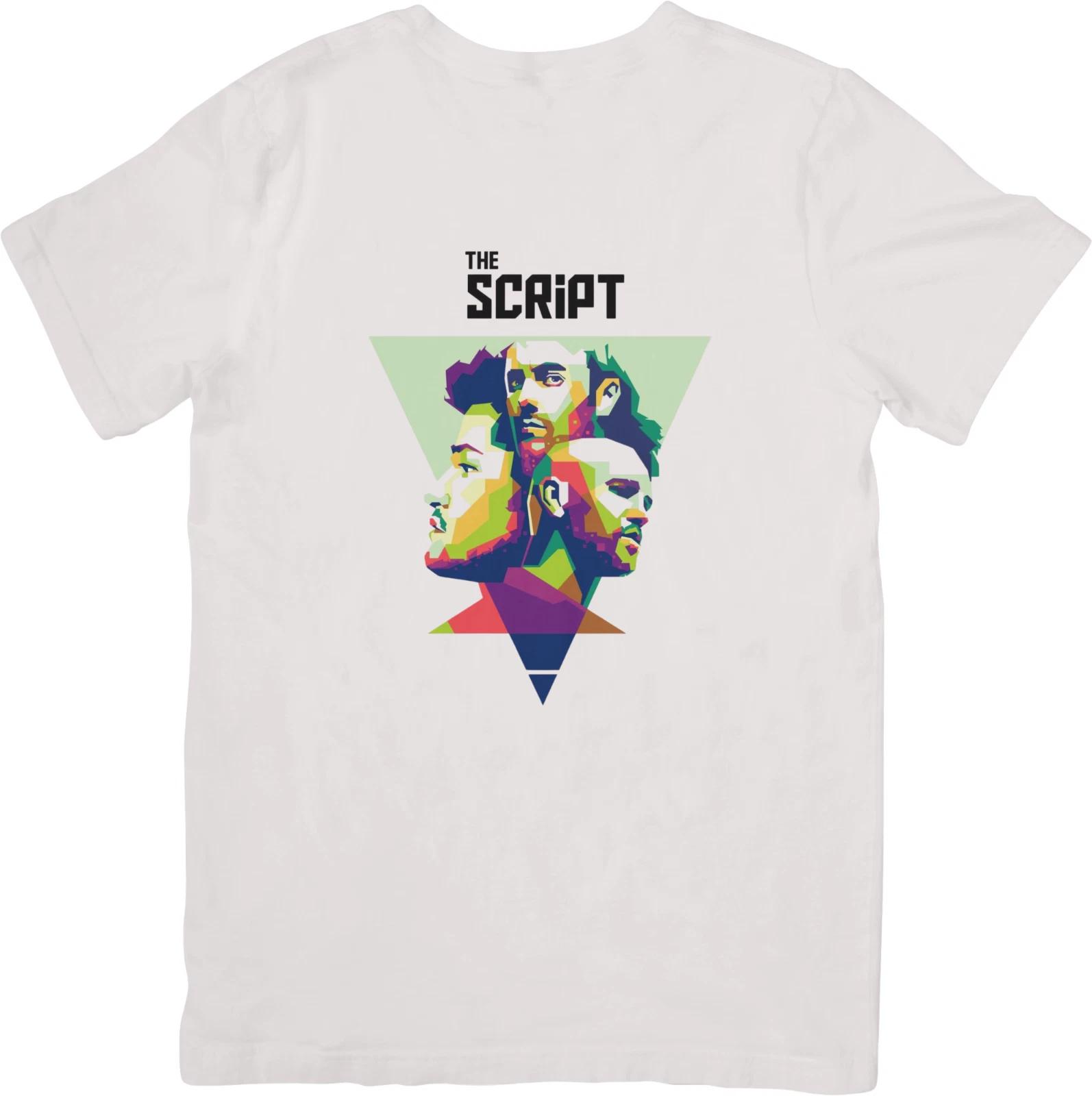 

The Script Music Fit for Men & Women Quality Cotton T-Shirt White. 2XL