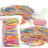 80/180pcs Plastic Sewing Needle Colorful Knitting Tool DIY Handmade Sewing Supplies Sweater Scarf Woolen Doll Weaving Needle XJM