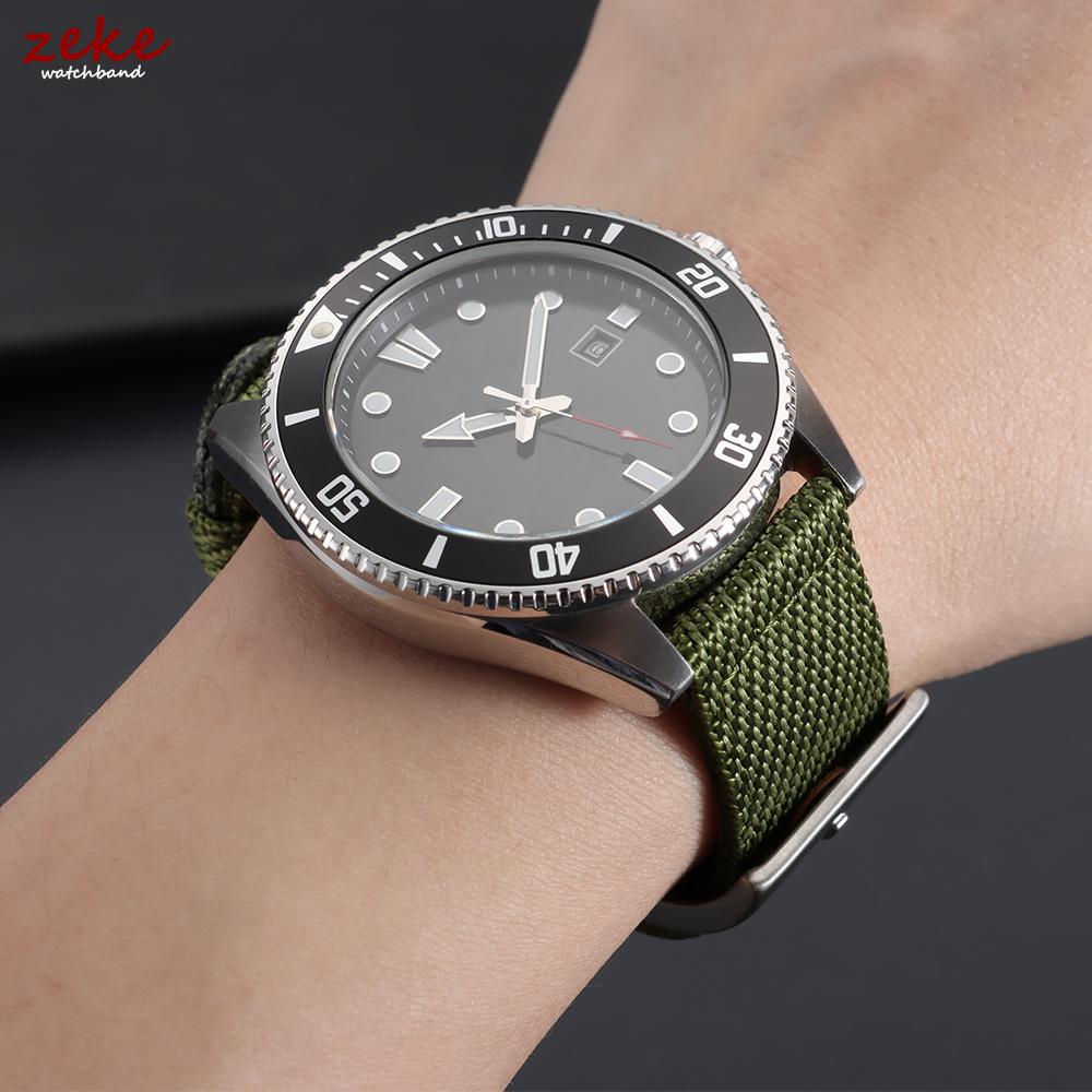 Cinturino Orologio in Tela di Nylon a Rilascio Rapido 18mm 20mm 22mm per Uomo Donna Morbido Intrecciato Cinturino per Orologio Sportivo per Samsung Smartwatch Cinturino da Polso