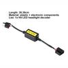 Scheinwerfer Decoder Plug Play Einfach zu installieren Bequem H4 Kabel LED Scheinwerfer Widerstand