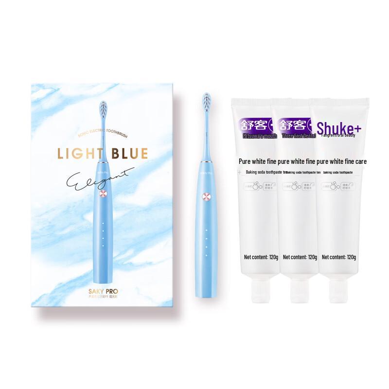 

Saky Y1 Electric Toothbrush Bundle with Baking Soda Toothpaste