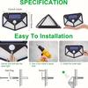 Multifunctional Solar Lamp Outdoor Garden Decoration Solar LED Light Waterproof Sunlight Powered Spotlight with Motion Sensor