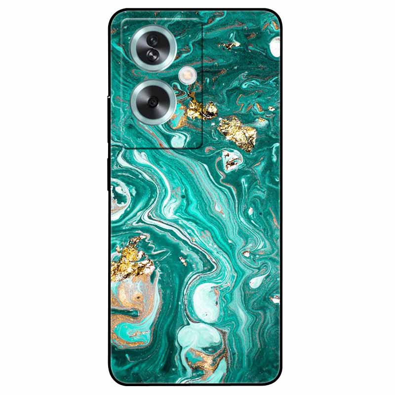 

For OPPO A79 5G Case CPH2553 Cool Marble Silicone Black Painted Soft Coque For OPPOA79 A79 CPH2553 Back Cover Protective Soft 79 OPPO A79 5G