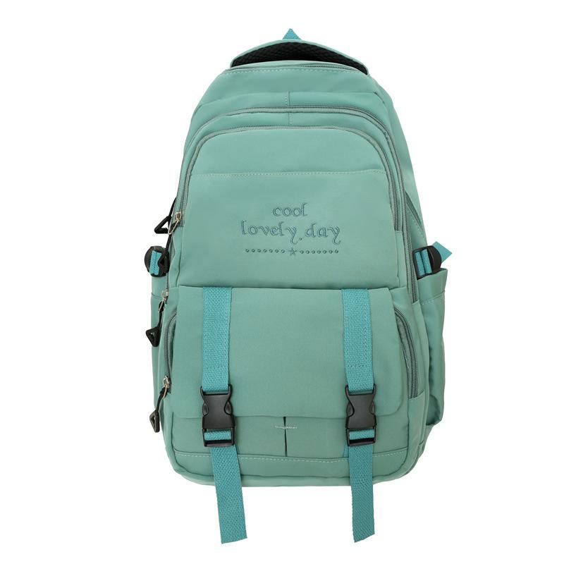 Сплошной цвет школьный женский рюкзак для старшеклассников — фото 20