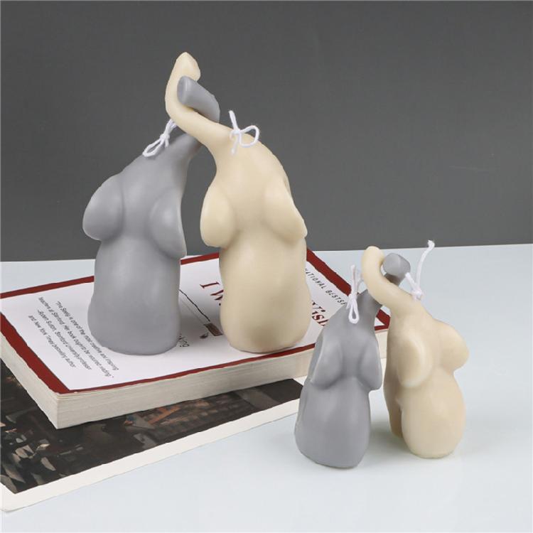Handmade Ornament Mold Elephant Decor Candle Mold for DIY Soap Decorations