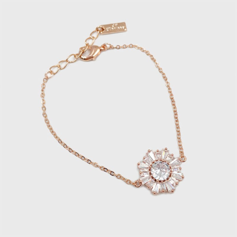 Jean Paul Clarisse Flower Cubic Bracelet JB-22-036B
