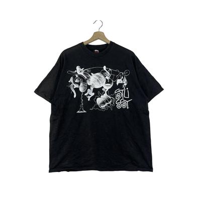 Stussy X GHOST Collage Tee Black XL Limited Edition 2009 Unisex T-Shirt