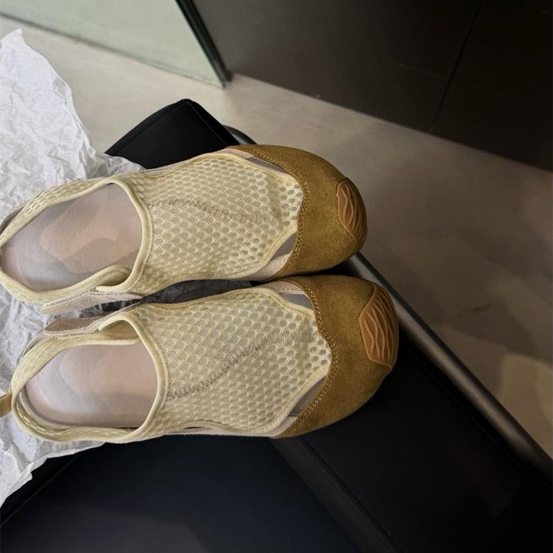 Fashion AIYUQI Women's Mesh Sandals 2025 New Non-slip Slip-on Casual Sneakers Shoes Women Large Size Breathable Beach Shoes Female