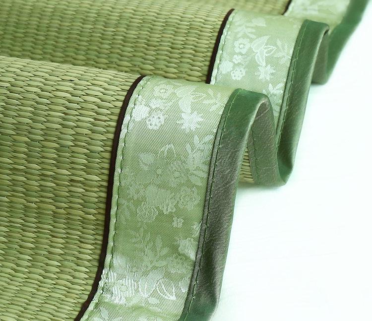 Free Shipping 2026 New Style Foldable Natural Straw Summer Mat for Home and Dormitory with Air Conditioning Compatibility