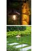 Retro Solar Hanging Lantern: Outdoor Garden, Balcony, & Courtyard Decor - Wrought Iron Atmosphere Night Light
