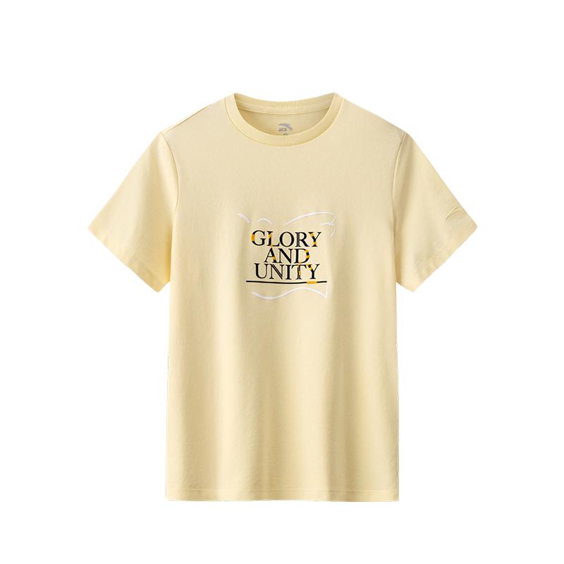 

Anta Casual Letter Soft Short Sleeve T-Shirt Women tops 162628119-4 S