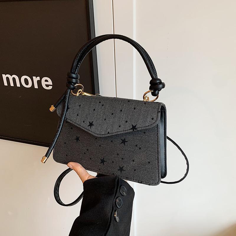 Stylish Butterfly Knot Pu Crossbody Bag For Women With Unique Star Polka Dot Design Star