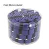 Elastic Perforated PU Leather Overgrip for Badminton, Tennis & Table Tennis Rackets, Fishing Rods with Ribbed Sweatband