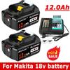 For Makita 18V Battery 12.0Ah 18650 Lithium Ion Replacement BL1860B BL1860 BL1850 Rechargeable Power Tool Battery DDF486 DF488