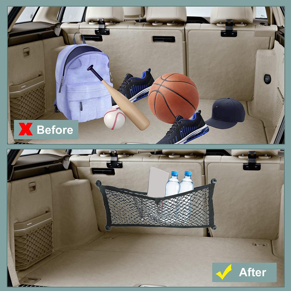 With Screws Storage Net 25*60CM 2pcs Boat Cargo Net