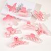 Cherry Blossom Hair Clip Frosted Grab Clip Fresh Versatile Shark Clip Pan Hair Grab Jewelry