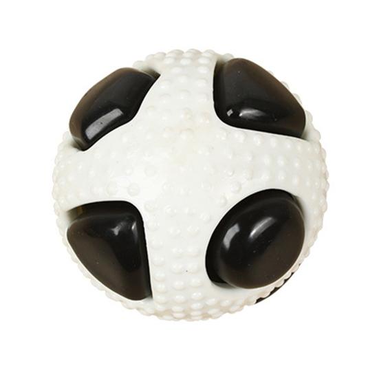 Squeaky Dog Ball Dog Chew Toy Teeth Cleaning Toy Interactive Dog Fetch Ball for Aggressive Chewers Outdoor Training