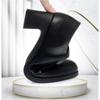 Women's Spring and Autumn Soft-soled Elegant Deep-cut Single Shoes, Comfortable PU Leather Shoes for Middle-aged and Elderly Mothers
