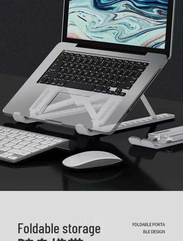 Foldable Vertical Cooling Laptop Stand for Gaming and Universal Use