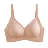 Seamless Latex Underwear Women's Summer Thin Section Without Steel Ring Small Breasts Gathered Breasts Anti-sagging Sports Bra