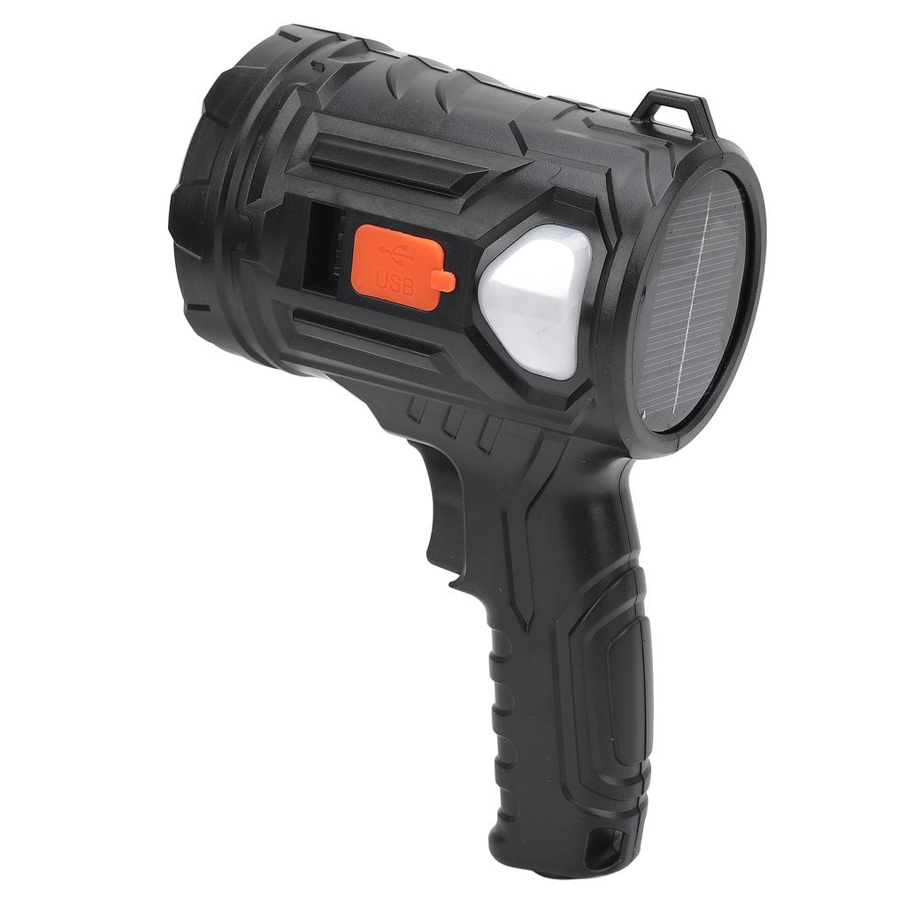 Rechargeable Spotlight Portable LED Flashlight Searchlight with Color Filter Lenses 1200mAh Battery
