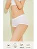 Yier Shuang Women's Plus Size Cotton Ribbed High-Waist Elastic Breathable Triangle Panties