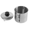 Oil Strainer Pot 1.3L Capacity 304 Stainless Steel Cooking Oil Container Anti Leakage for Home Restaurant