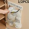 1/1pcs Versatile Wall-Mounted Plastic Bag Holder - Reusable Elastic Storage Net With Magic Sticker. for Kitchen, Bathroom