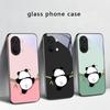 Cute and Adorable Panda For OnePlus Ace 2 3 2V 5 Pro Nord CE 2T 2 3 Lite N20 N30 6 7T 8 T 9 10 Pro 11R 12R 13R Glass Phone Case
