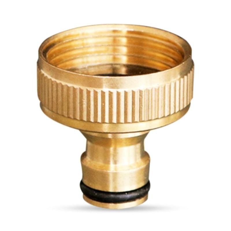 Brass Garden Water Adapter 1 Inch Thread Faucet Quick Connector Hose Water Guns Garden Hose Washing Machine Fittings