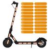1 sada dílů těla náboje kola noční bezpečnostní výstražná nálepka pro elektrickou koloběžku Ninebot G30 reflexní nálepky pro Xiaomi M365/Pro