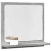 VidaXL Bathroom Mirror Cabinet Concrete Grey Engineered Wood, Mirror Cabinet, Mirror with Shelf, Shelf of 856182